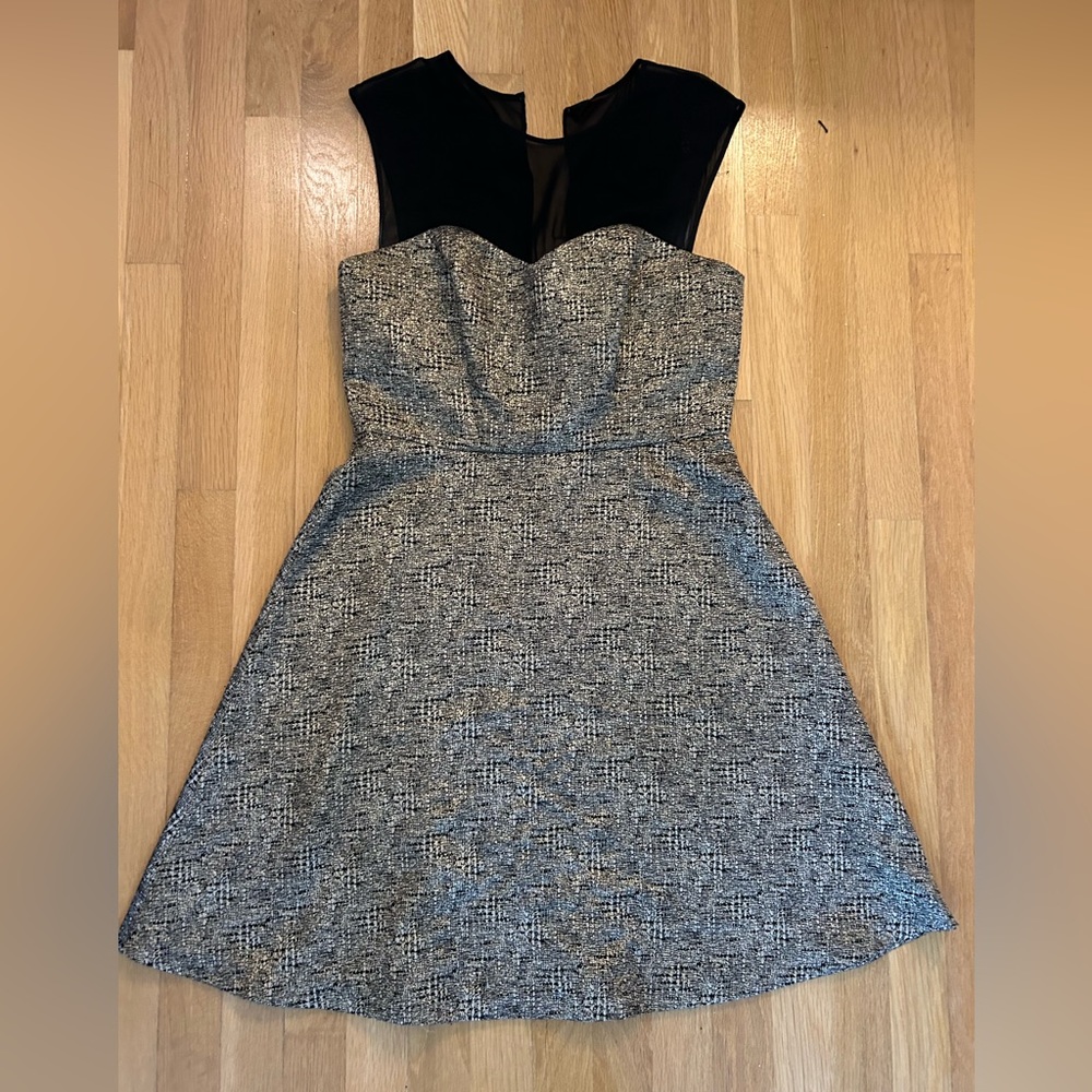 Black & Gold Donna Morgan Formal Dress Size 8